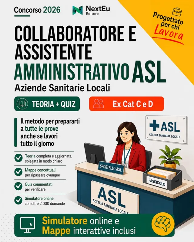 Copertina: Collaboratore e Assistente Amministrativo ASL