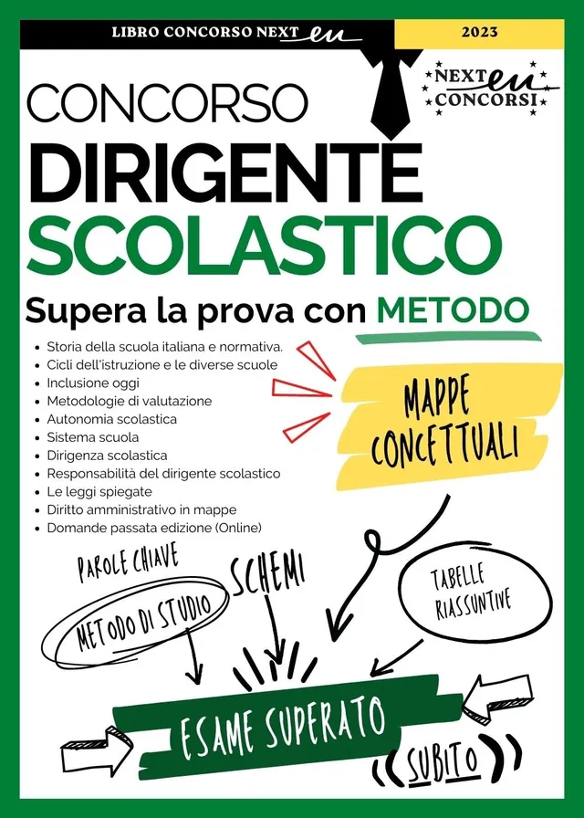 Copertina: Concorso Dirigente Scolastico 2023
