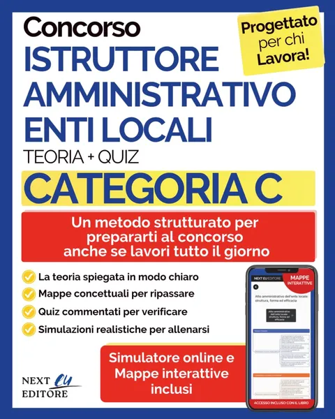 Copertina: Istruttore Amministrativo Enti Locali, Categoria C
