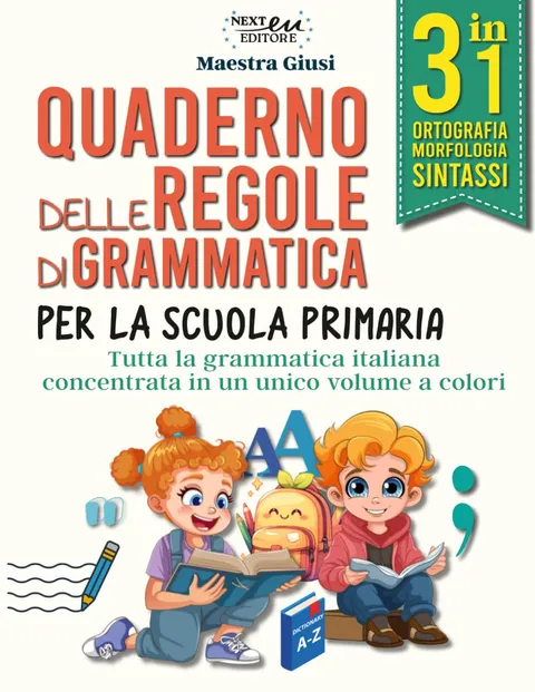 Copertina: Quaderno delle regole di grammatica